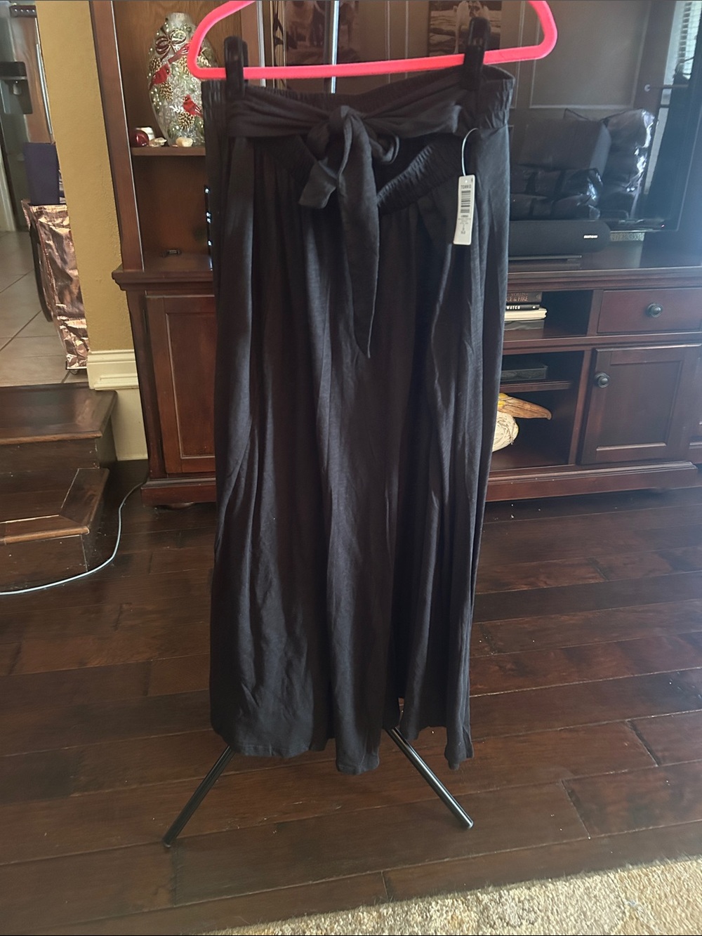 torrid Black Tie-Waist Maxi Skirt